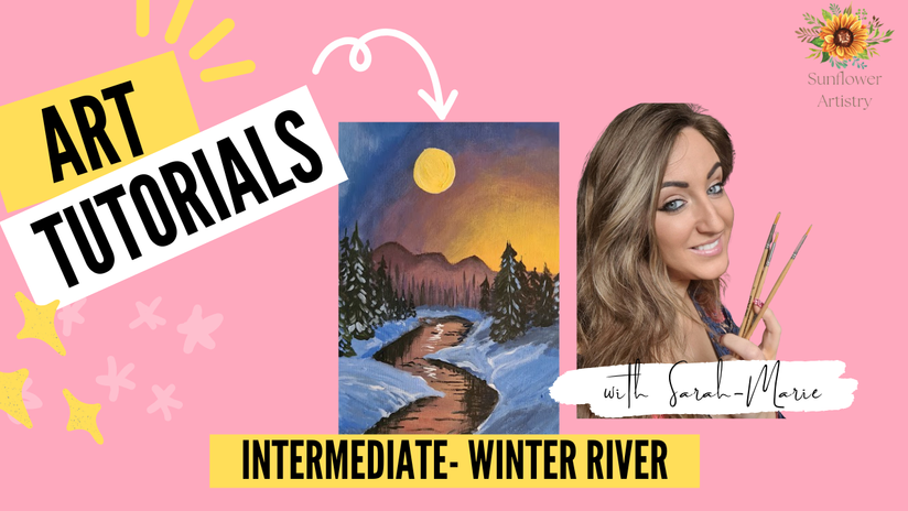 Intermediate Winter River Scene 2023